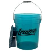 Прозрачное ведро для мойки автомобилей с сепаратором Зеленое 20Л LERATON BUCKET BW4