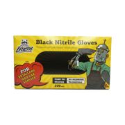 Перчатки нитриловые Leraton M черные 100 штук