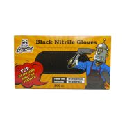 Перчатки нитриловые Leraton L черные 100 штук